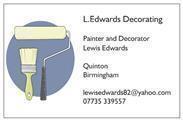  L Edwards Decorating logo
